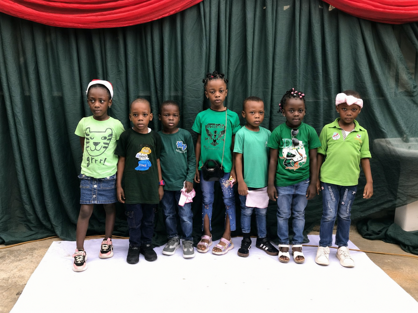 Young Crèche children