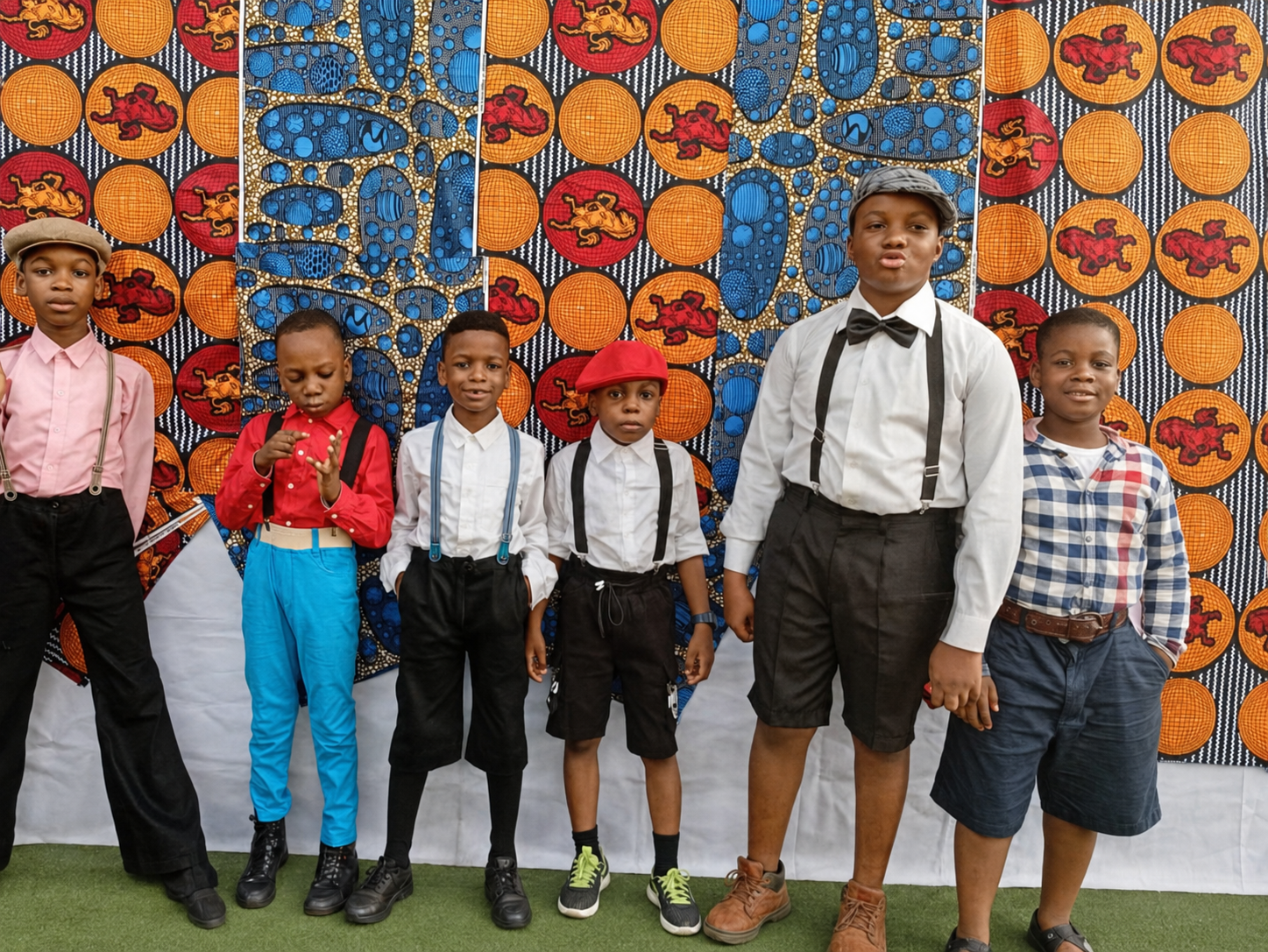 Students dressed for a themed day