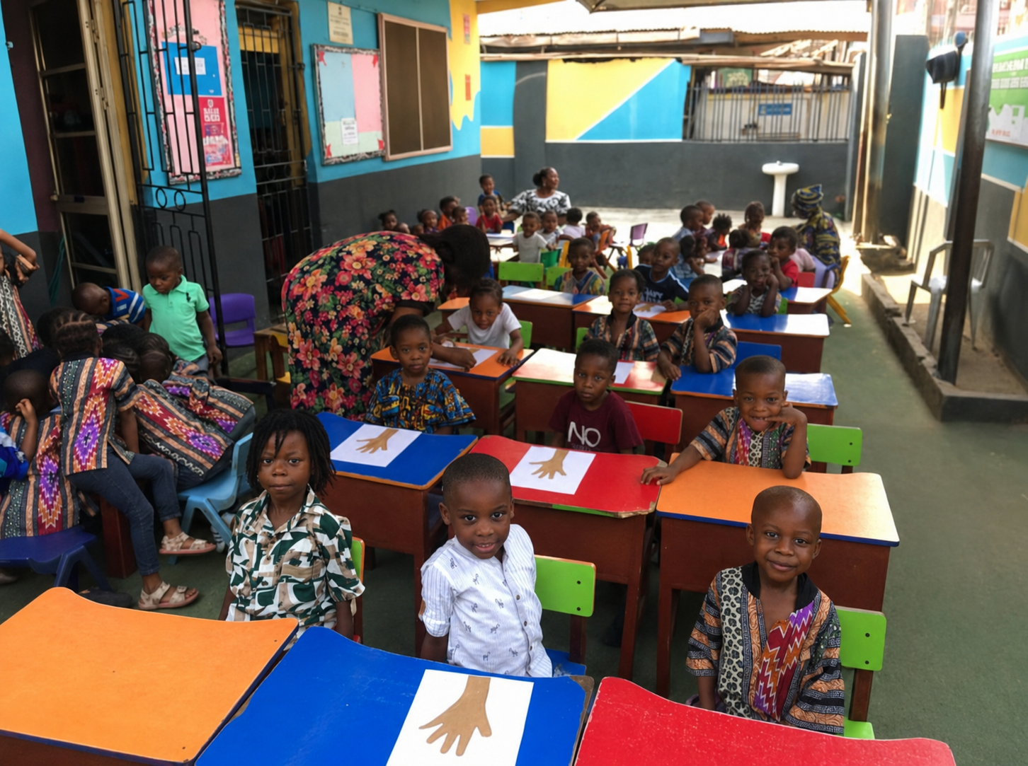 Students seated together